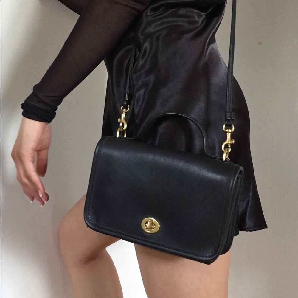 COACH Vintage Casino Leather Mini Bag.